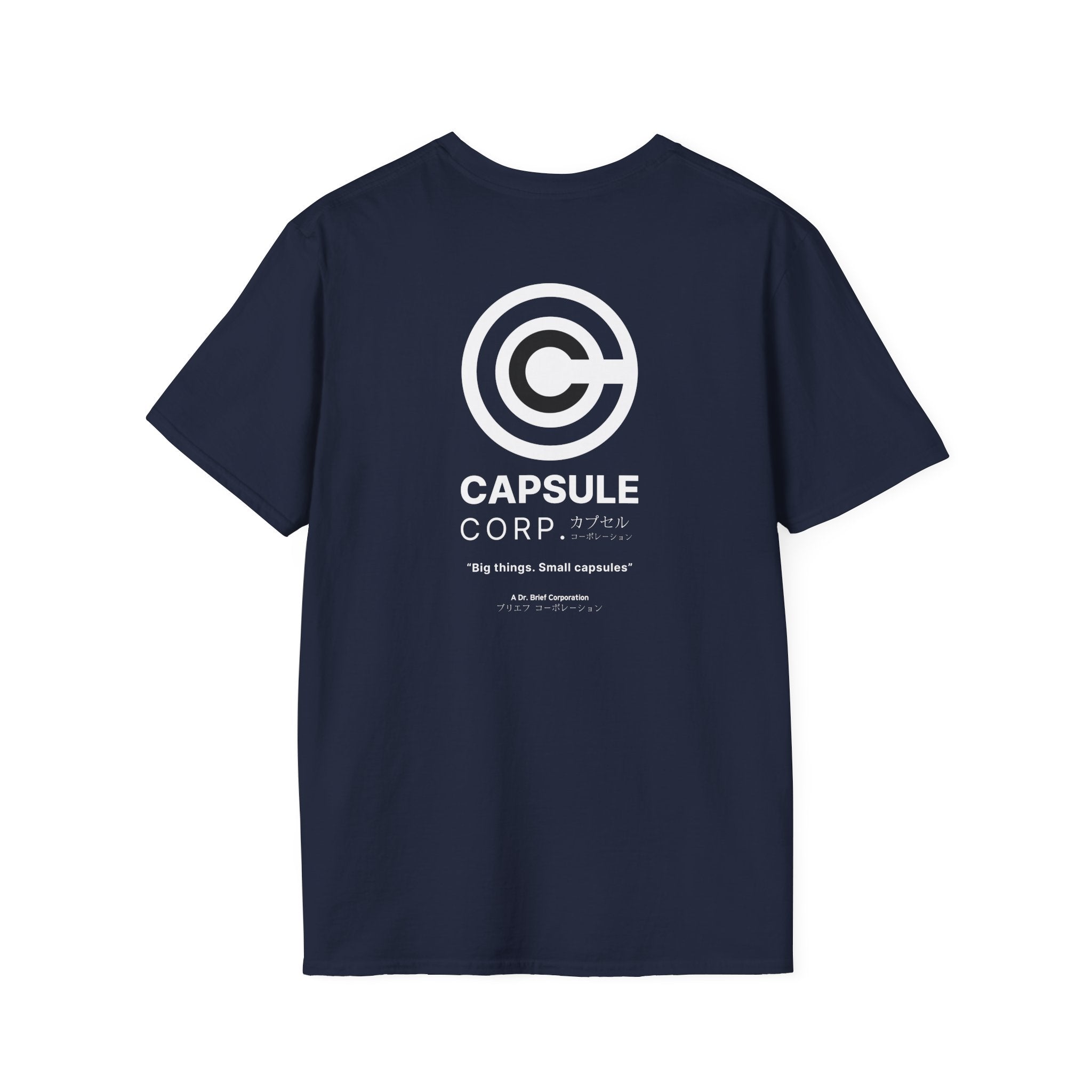 Capsule Corporation — Big Things. Small Capsules. Tee