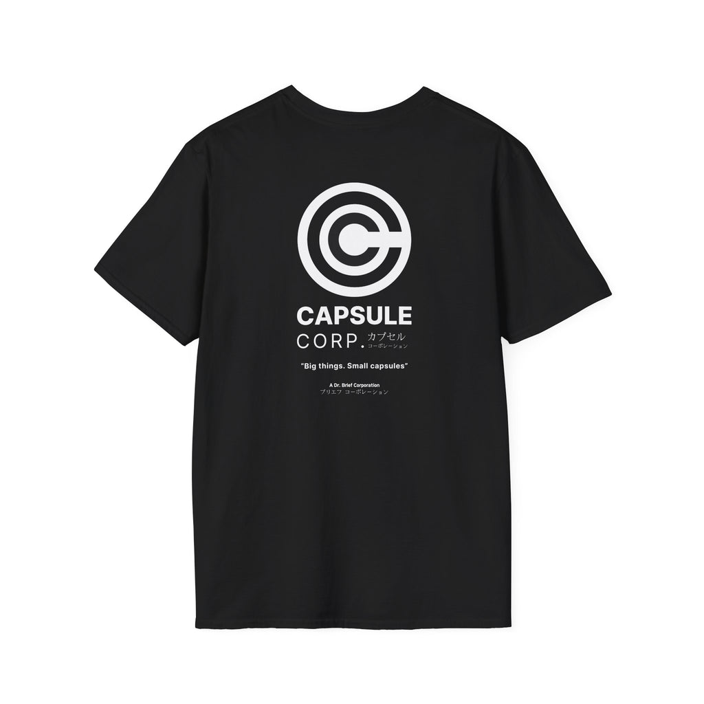 Capsule Corporation — Big Things. Small Capsules. Tee