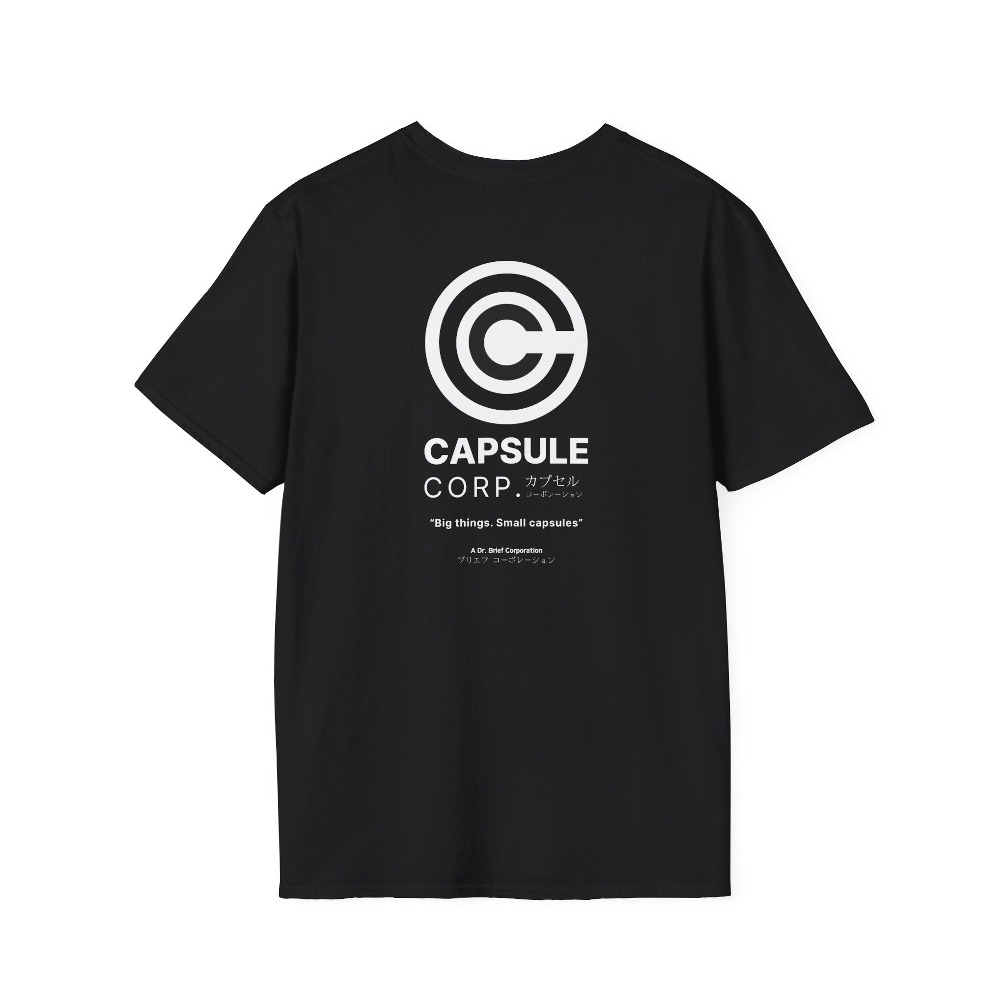 Capsule Corporation — Big Things. Small Capsules. Tee